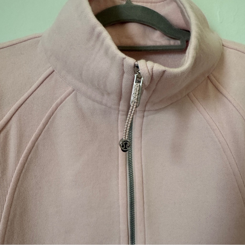 Lululemon Scuba Oversized Funnel Neck Full Zip Strawberry Milk - Picture 2 of 10